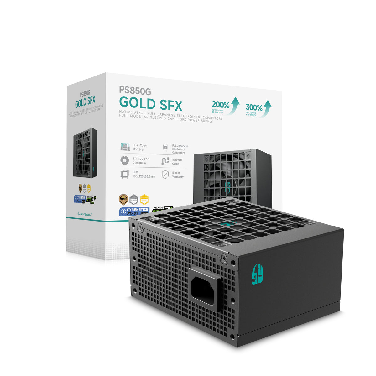DeepCool PS850G Netzteil 850 W 20+4 pin ATX SFX Schwarz