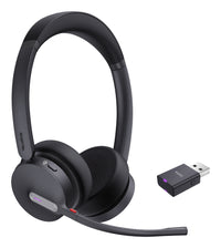 Yealink WH64 Hybrid Dual Teams Kopfhörer Kabellos Kopfband Büro/Callcenter Mikro-USB Bluetooth Schwarz