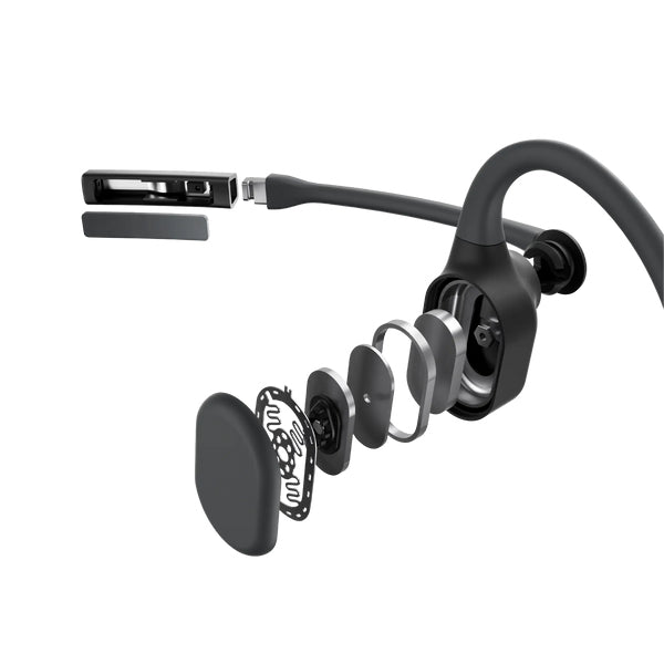 SHOKZ C110-AI-BK-EN Kopfhörer & Headset Kabellos Ohrbügel Büro/Callcenter Bluetooth Schwarz