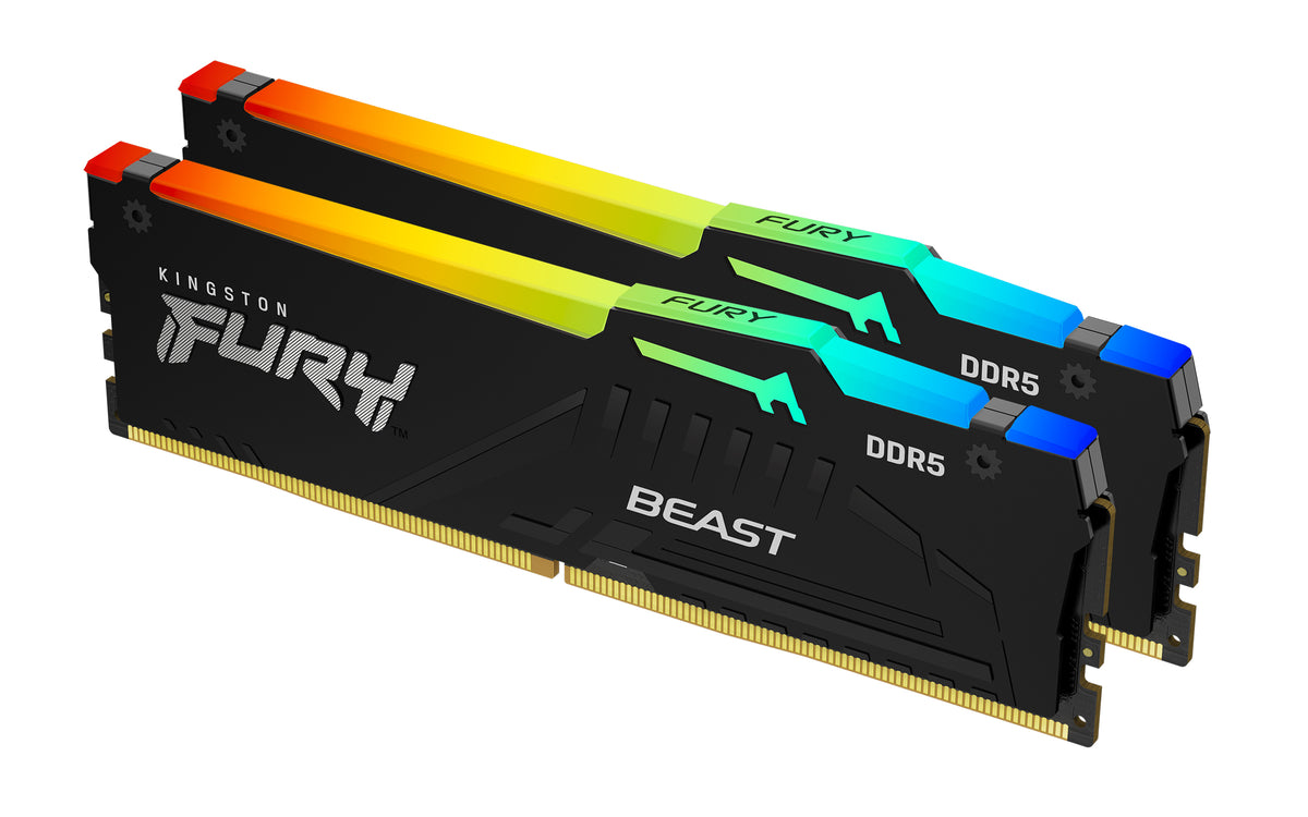 Kingston Technology FURY Beast 32 GB 5200 MT/s DDR5 CL40 DIMM (2er-Kit) RGB