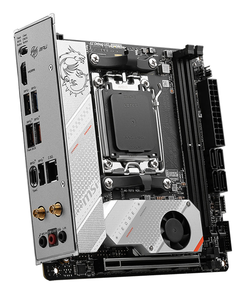 MSI MPG B650I EDGE WIFI Motherboard AMD B650 Sockel AM5 mini ITX