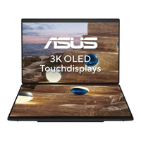 ASUS Zenbook Duo UX8407AA-SN262W Intel Core Ultra 9 386H Hybrid (2-in-1) 35,6 cm (14") Touchscreen 3K 32 GB LPDDR5x-SDRAM 1 TB SSD Wi-Fi 7 (802.11be) Windows 11 Home Grau