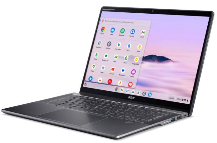 Acer Chromebook CPE594-1N-TCO-33Z8 Intel Core 3 100U 35,6 cm (14") Touchscreen WUXGA 16 GB LPDDR5x-SDRAM 128 GB SSD Wi-Fi 6E (802.11ax) ChromeOS Grau QWERTZ Deutsch