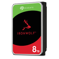 Seagate IronWolf ST8000VN004 Interne Festplatte 8 TB 7200 RPM 256 MB 3.5" Serial ATA III