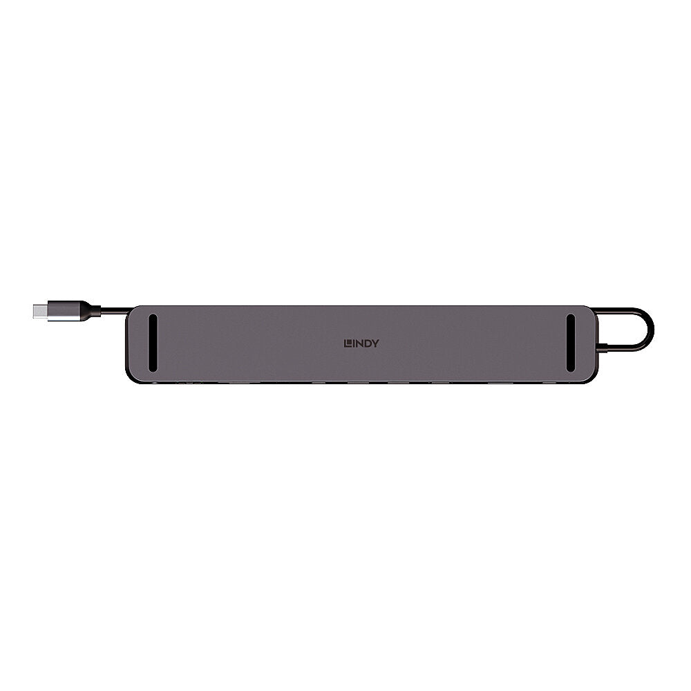 Lindy 43392 laptop-dockingstation & portreplikator Andocken USB 3.2 Gen 1 (3.1 Gen 1) Type-C Anthrazit
