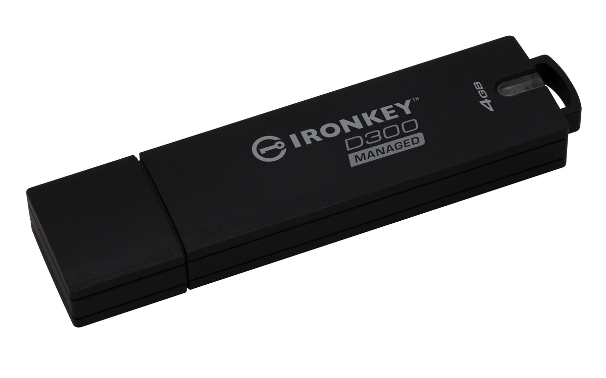 Kingston Technology IronKey D300 USB-Stick 4 GB USB Typ-A 3.2 Gen 1 (3.1 Gen 1) Schwarz