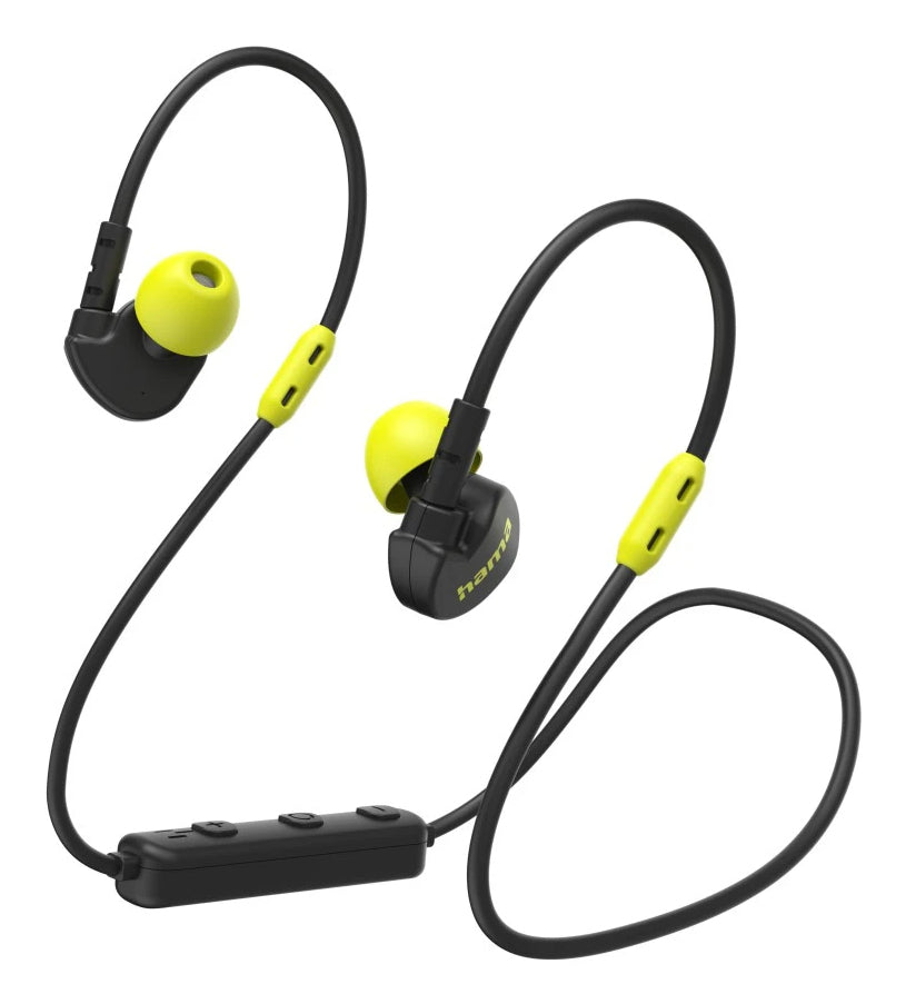 Hama Freedom Athletics III Kopfhörer Kabellos im Ohr Sport Bluetooth Schwarz, Gelb