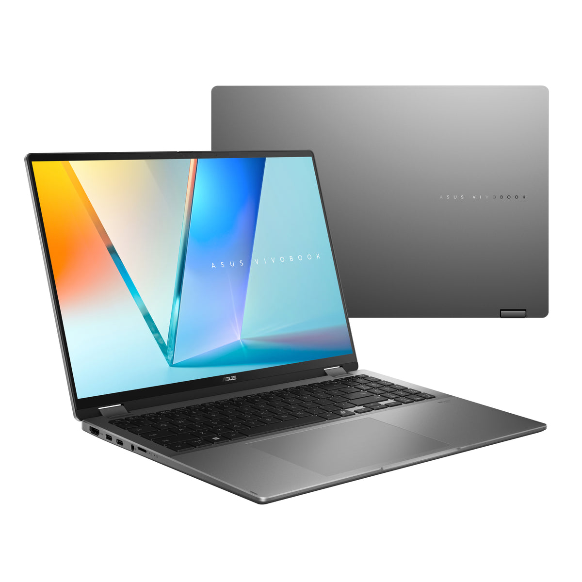 ASUS Vivobook 16 Flip TP3607AA-FLIP-DISSI4X Copilot+ PC Intel Core Ultra 9 386H Hybrid (2-in-1) 40,6 cm (16") Touchscreen WUXGA 32 GB LPDDR5x-SDRAM 1 TB SSD Wi-Fi 7 (802.11be) Windows 11 Pro Grau