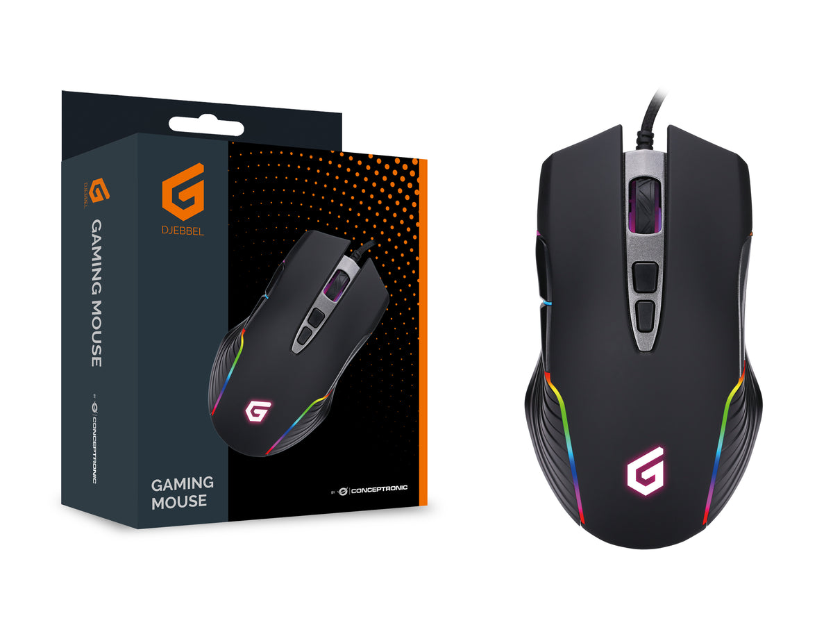 Conceptronic 7D Gaming USB Maus, 7200 DPI