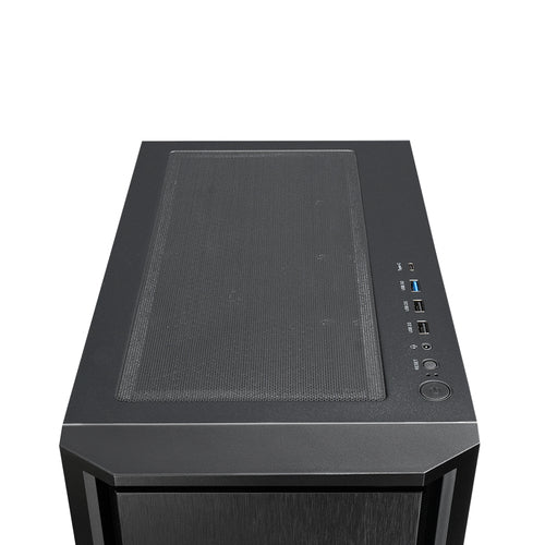 Chieftec mATX Gehäuse AS-02B-TG-OP, black 2 x2.5, 2x 3.5, Lüfter optional, Glasfen.