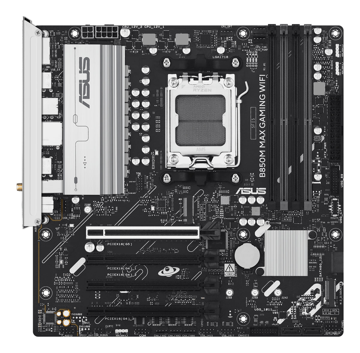 ASUS B850M MAX GAMING WIFI AMD B850 Sockel AM5 micro ATX