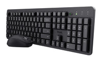 Trust Ody II Tastatur Maus enthalten Büro RF Wireless QWERTZ Deutsch Schwarz