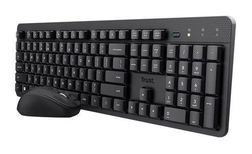 Trust Ody II Tastatur Maus enthalten Büro RF Wireless QWERTZ Deutsch Schwarz