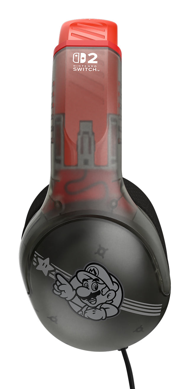 Turtle Beach Airlite Fit Casque Gaming Filaire – Sous licence officielle pour Nintendo Switch 1 et 2, robuste, léger, Mario Star
