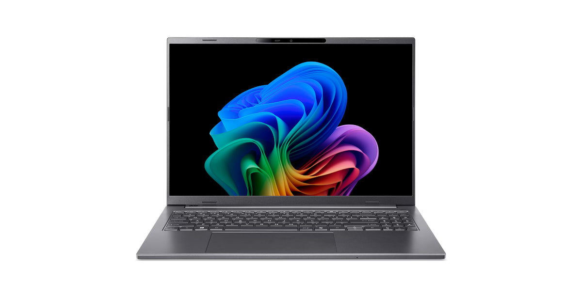 Acer Aspire 16 AI A16-61M-R473 Copilot+ PC AMD Ryzen AI 5 330 Laptop 40,6 cm (16") WUXGA+ 16 GB LPDDR5x-SDRAM 512 GB SSD Wi-Fi 6E (802.11ax) Windows 11 Home Deutsch Grau