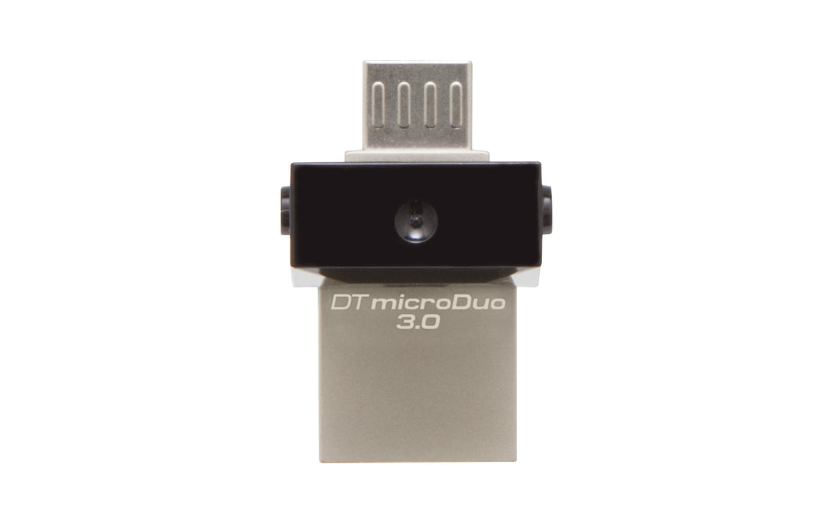 Kingston Technology DataTraveler 16GB microDuo 3.0 USB-Stick USB Type-A / Micro-USB 3.2 Gen 1 (3.1 Gen 1) Schwarz