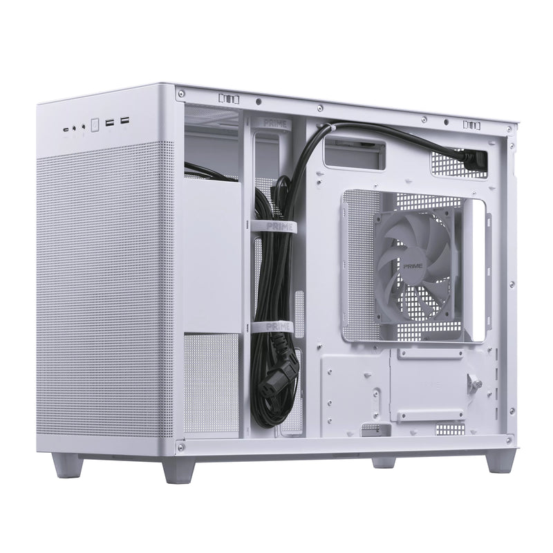 ASUS Prime AP201 MicroATX Mini Tower Weiß