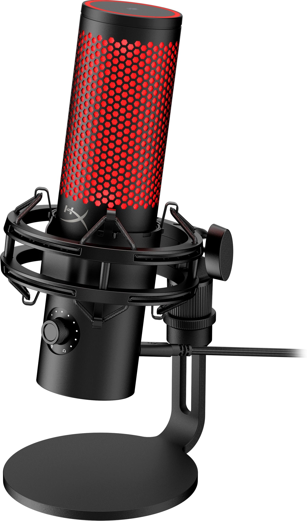 HyperX QuadCast 2 - USB Microphone (Black) Schwarz Podcast-Mikrofon