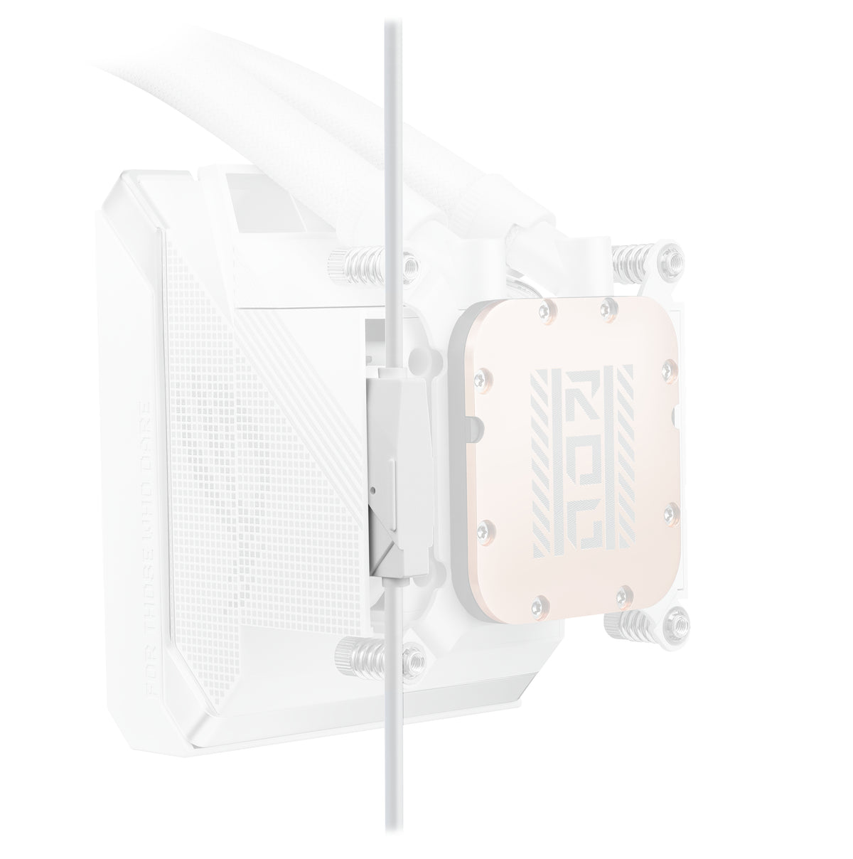 ASUS ROG STRIX SLC IV 360 ARGB LCD WHT Refroidissement liquide de processeur 12 cm Blanc 1 pièce(s)