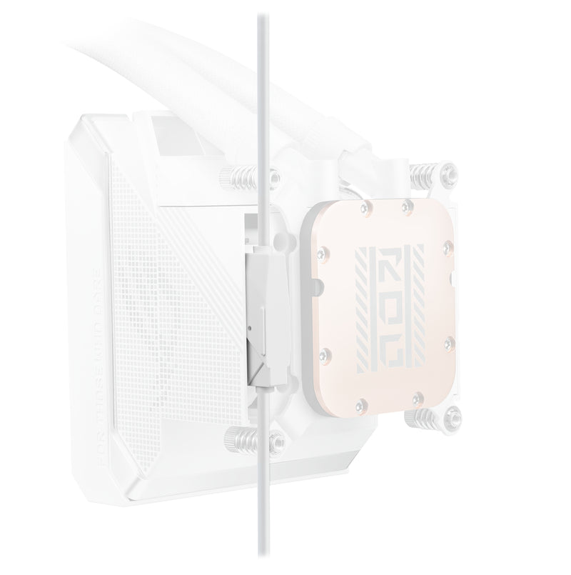 ASUS ROG STRIX SLC IV 360 ARGB LCD WHT Prozessor Flüssigkeitskühlung 12 cm Weiß 1 Stück(e)