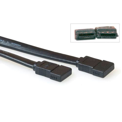 ACT eSATA, 1m, F - F SATA-Kabel Schwarz