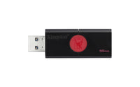 Kingston Technology DataTraveler 106 USB-Stick 16 GB USB Typ-A 3.2 Gen 1 (3.1 Gen 1) Schwarz, Rot