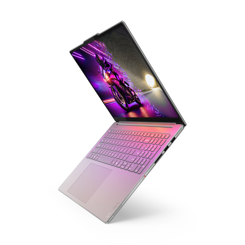 Lenovo Yoga Pro 9 16IAH10 Intel Core Ultra 9 285H Laptop 40,6 cm (16") Touchscreen 3.2K 32 GB LPDDR5x-SDRAM 1 TB SSD NVIDIA GeForce RTX 5060 Wi-Fi 7 (802.11be) Windows 11 Pro Deutsch Grau