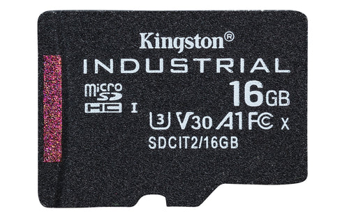 Kingston Technology 16GB microSDHC Industrial C10 A1 pSLC Karte Einzelpackung ohne Adapter