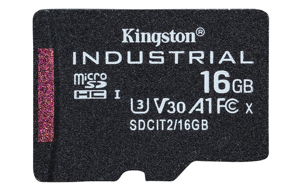 Kingston Technology 16GB microSDHC Industrial C10 A1 pSLC Karte Einzelpackung ohne Adapter