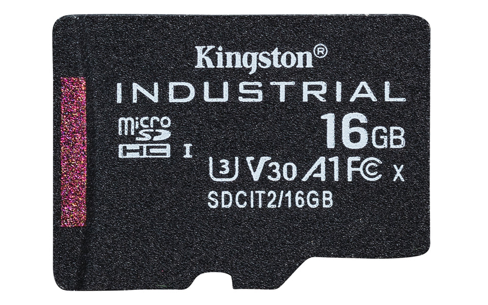 Kingston Technology 16 Go microSDHC industrielle C10 A1 carte pSLC, pack individuel sans adaptateur
