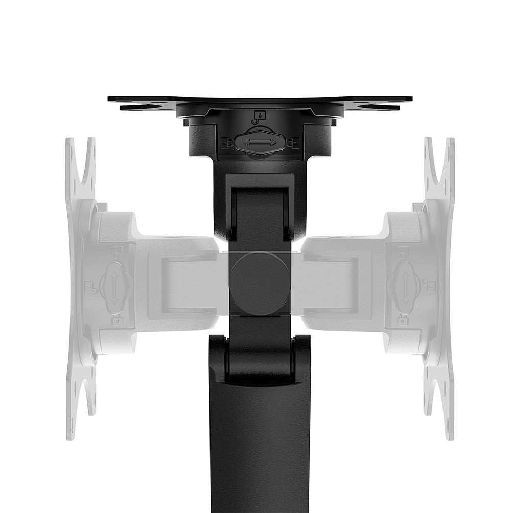 Neomounts DS70-250BL1 Monitorarm 17-35" - Gasfeder - Topfix - 180°-Stopp