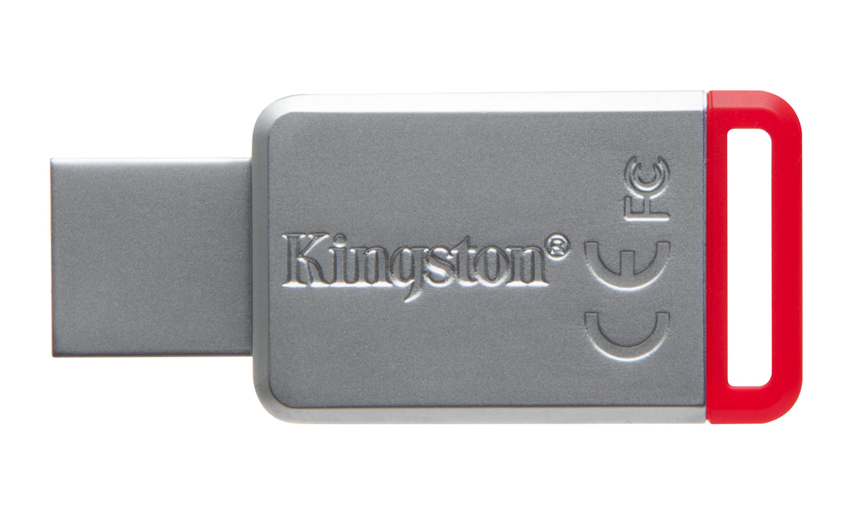 Kingston Technology DataTraveler 50 32GB USB-Stick USB Typ-A 3.2 Gen 1 (3.1 Gen 1) Rot, Silber