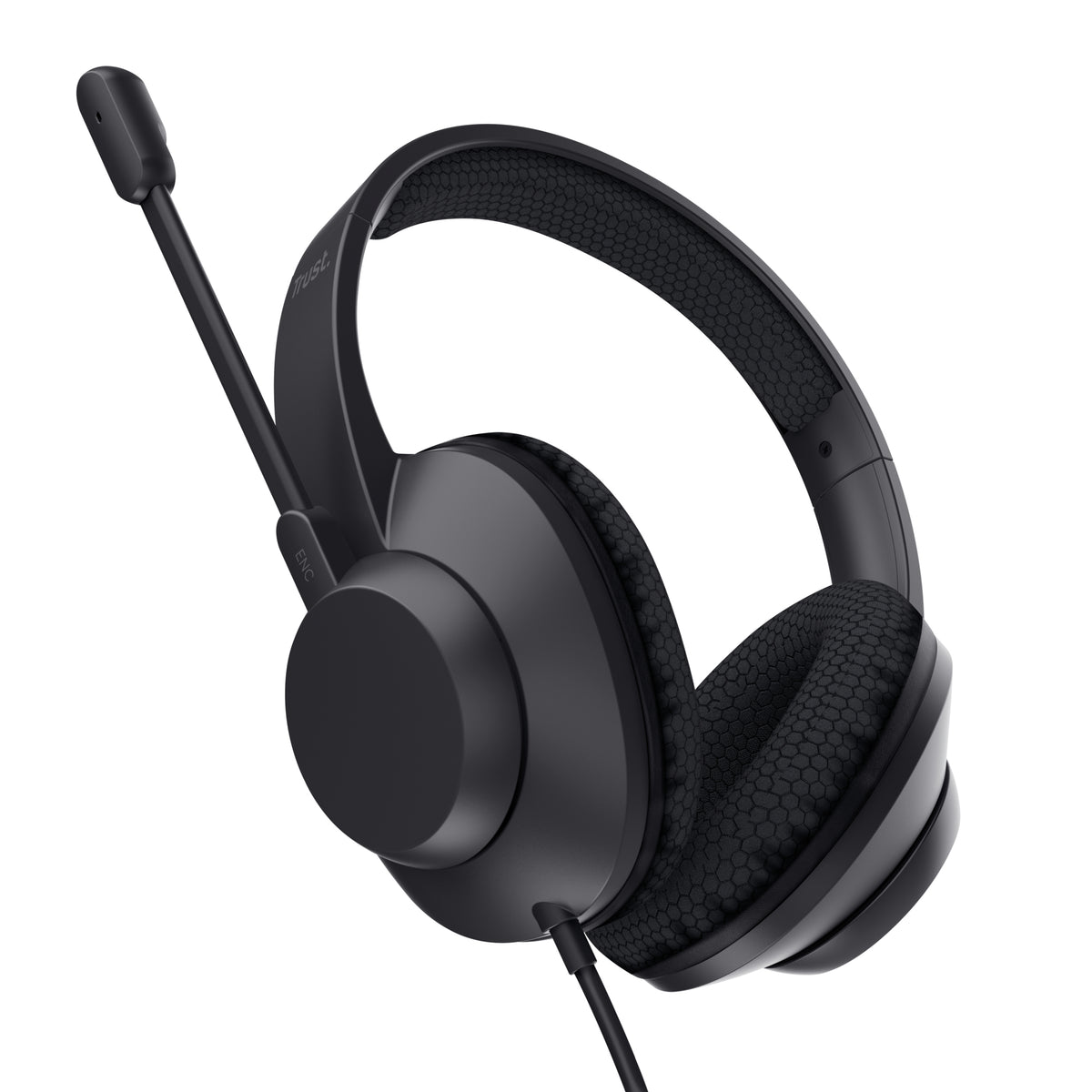 Trust Ayda Max Kopfhörer Kabelgebunden Kopfband Anrufe/Musik USB Type-C / USB Type-A Schwarz