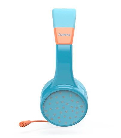 Hama Teens Guard II Kopfhörer Kabellos Kopfband Anrufe/Musik USB Typ-C Bluetooth Blau, Orange