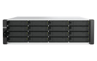 QNAP ES1686dc R2 NAS Rack (3U) Intel® Xeon® D D-2123IT 32 GB DDR4 0 TB QNAP QES Schwarz, Grau