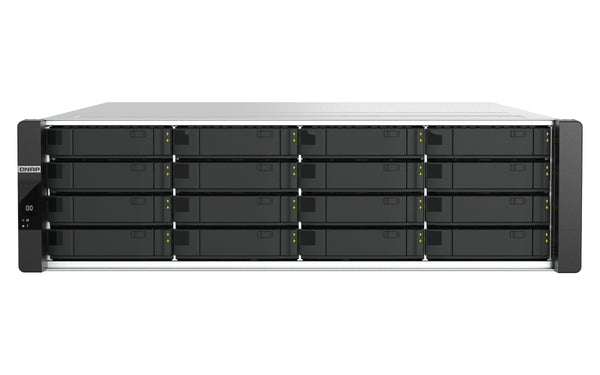 QNAP ES1686dc R2 NAS Rack (3U) Intel® Xeon® D D-2123IT 32 Go DDR4 0 To QNAP QES Noir, Gris