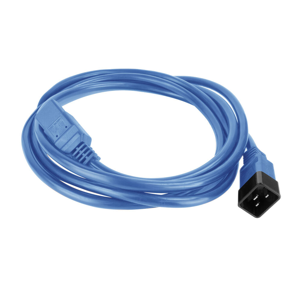 Cavo di alimentazione ACT C20 - C21 IEC60320 blu 2,5 m