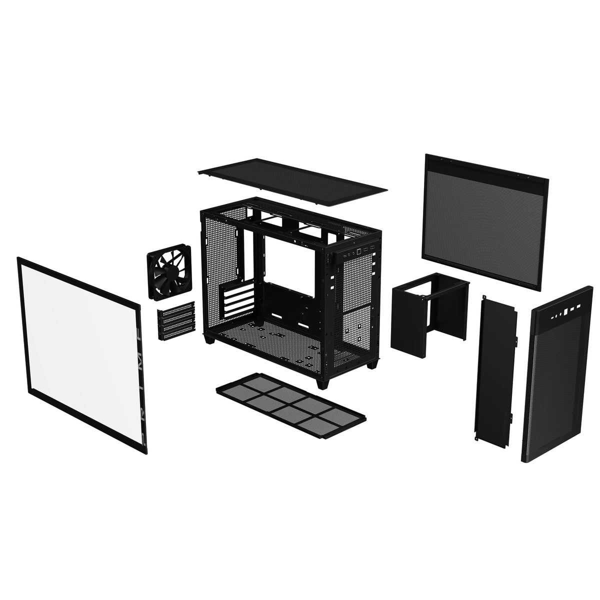 ASUS AP201 PRIME CASE TG Mini Tower Schwarz
