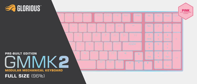 Glorious Gaming GMMK 2 Tastatur USB US Englisch Pink