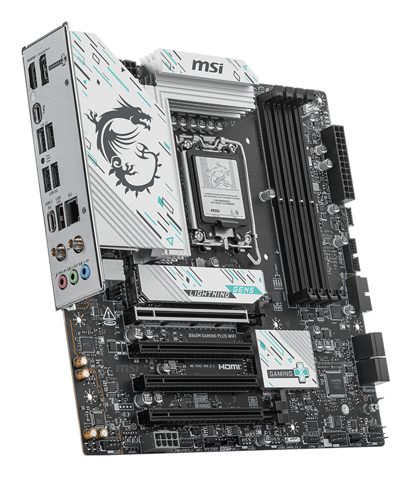 MSI B860M GAMING PLUS WIFI Motherboard Intel B860 LGA 1851 (Socket V1) micro ATX