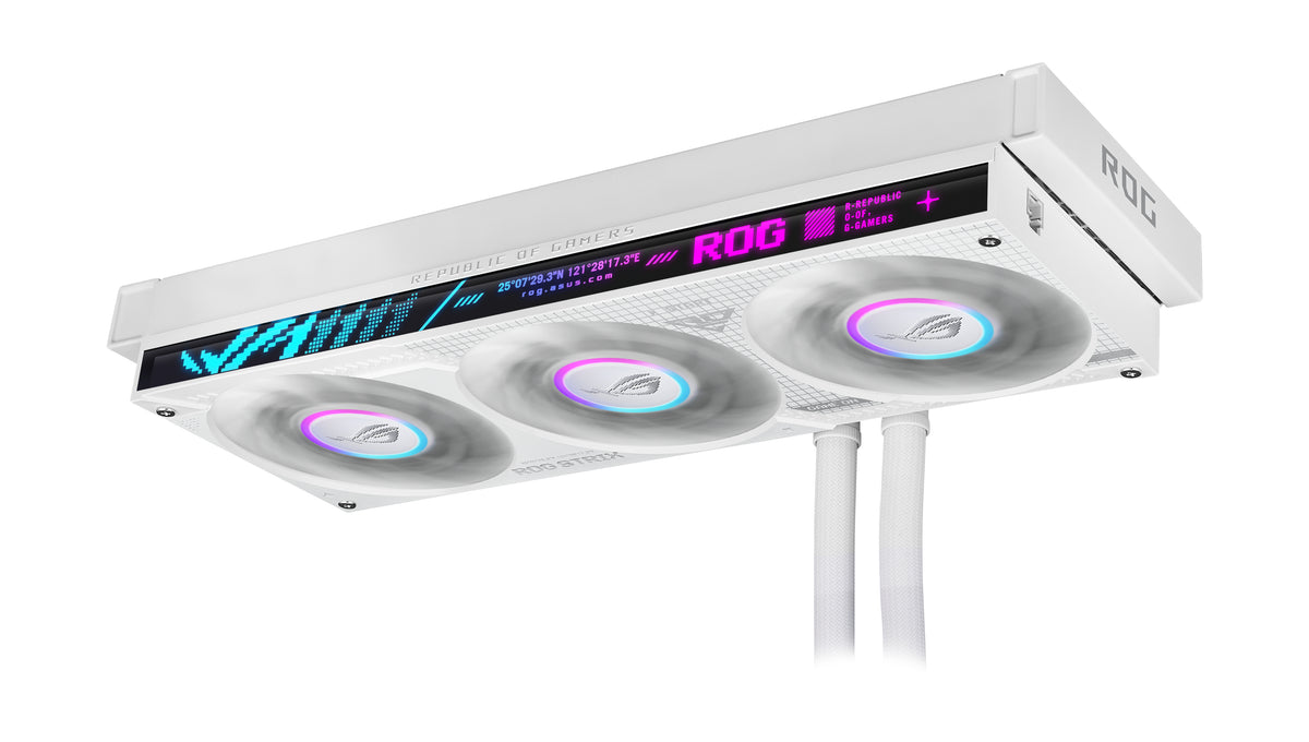 ASUS ROG STRIX SLC IV 360 ARGB LCD WHT Refroidissement liquide de processeur 12 cm Blanc 1 pièce(s)