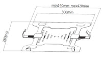 Equip VESA-Notebook-Halter für 10" bis 15" Laptops