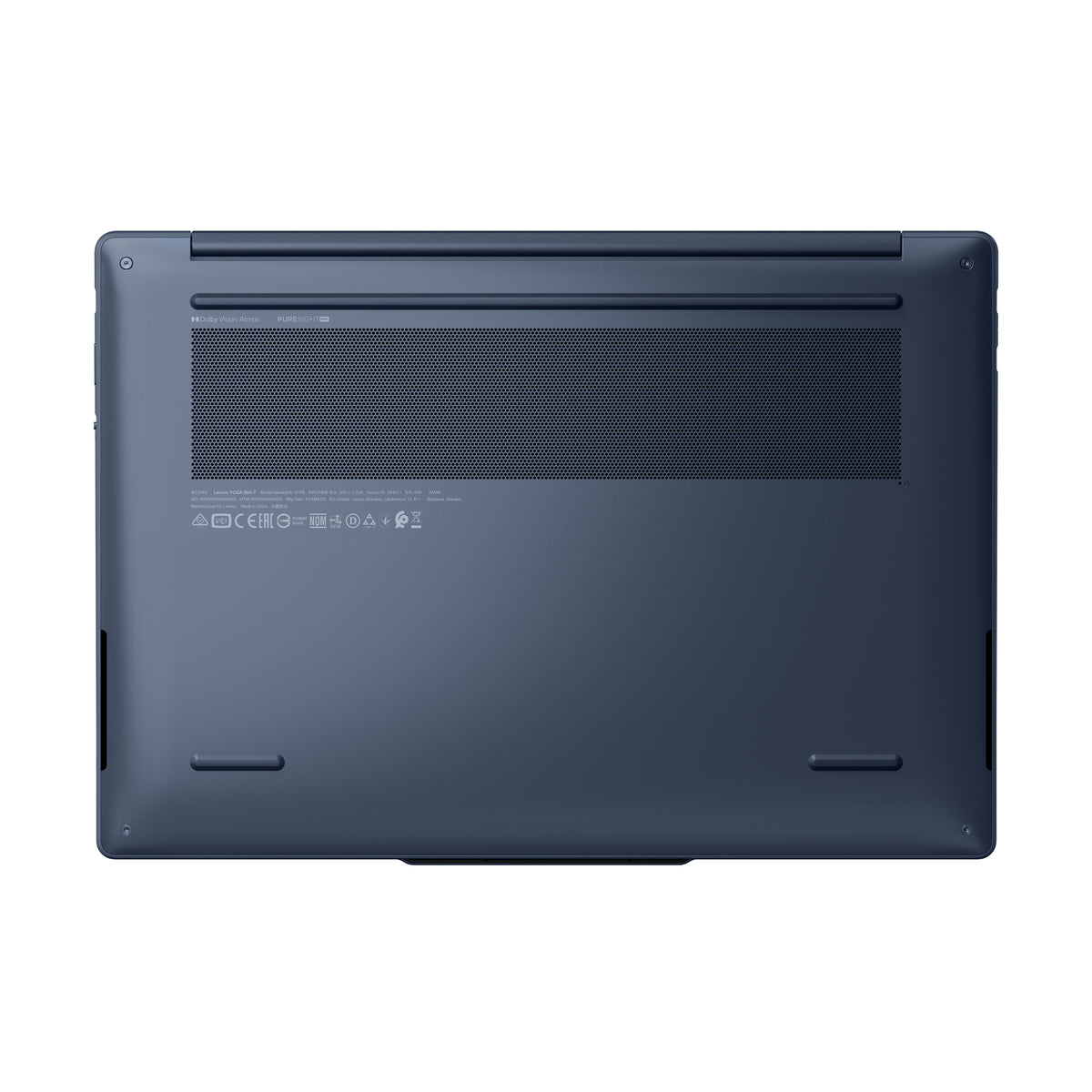 Lenovo Yoga Slim 7 14Q8Y11 Copilot+ PC Snapdragon X2E-80-100 Laptop 35,6 cm (14") 2.8K 32 GB LPDDR5x-SDRAM 1 TB SSD Wi-Fi 7 (802.11be) Windows 11 Home Blau Deutsch