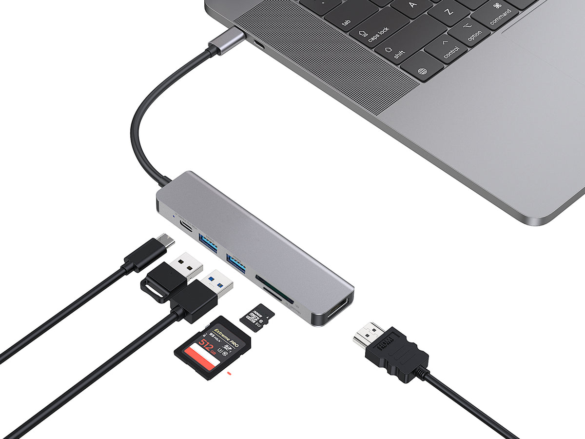 Conceptronic DONN02G laptop-dockingstation & portreplikator USB 3.2 Gen 1 (3.1 Gen 1) Type-C Aluminium