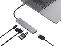 Conceptronic DONN02G laptop-dockingstation & portreplikator USB 3.2 Gen 1 (3.1 Gen 1) Type-C Aluminium