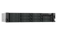 QNAP TS-855EU-RP NAS Rack (2U) Intel Atom® C5125 8 GB DDR4 0 TB QuTS hero Schwarz