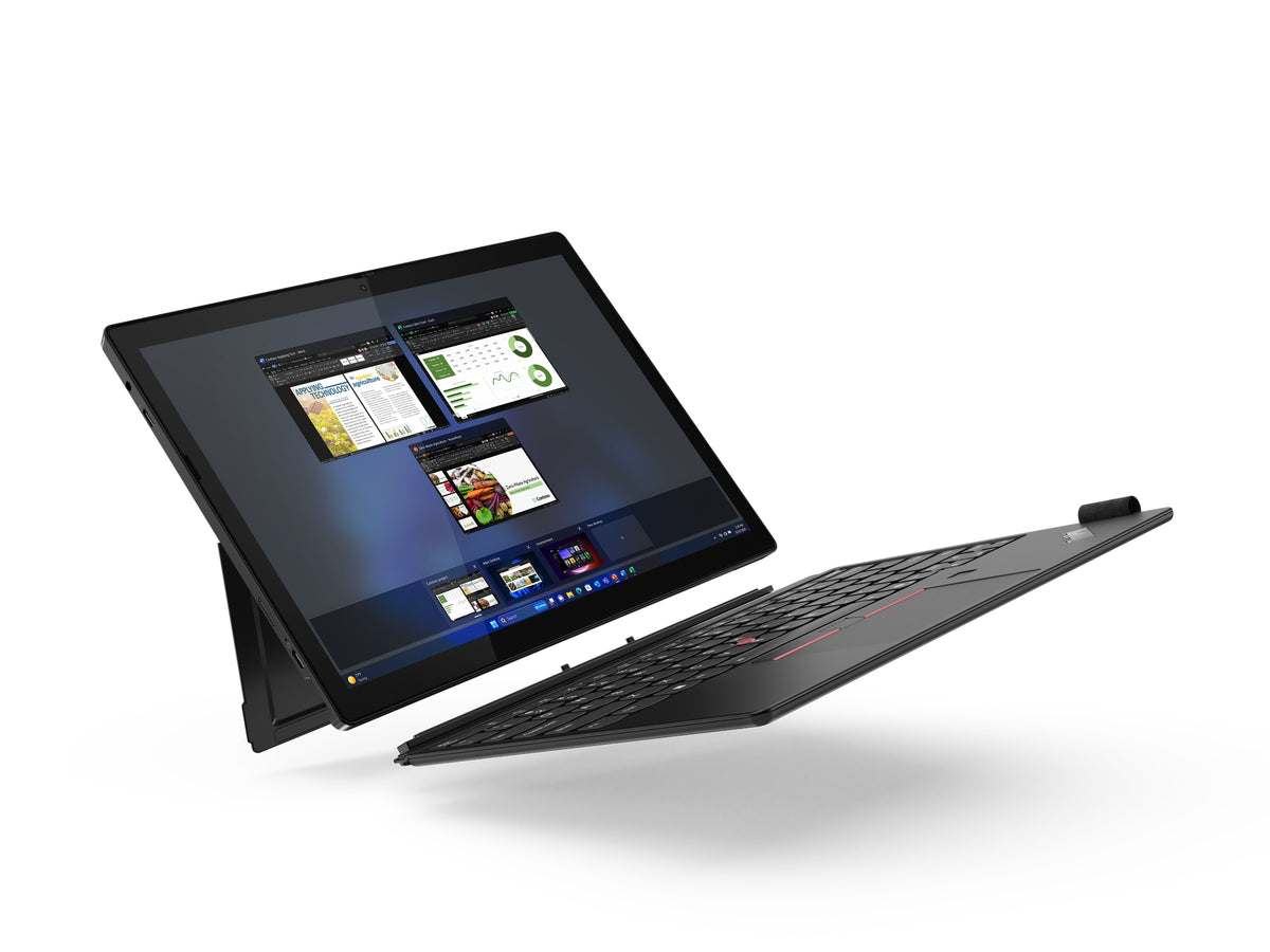 Lenovo ThinkPad X12 Detachable Gen 2 Intel Core Ultra 7 164U Hybrid (2-in-1) 31,2 cm (12.3") Touchscreen Full HD+ 32 GB LPDDR5x-SDRAM 1 TB SSD Wi-Fi 6E (802.11ax) Windows 11 Pro Schwarz Schweiz