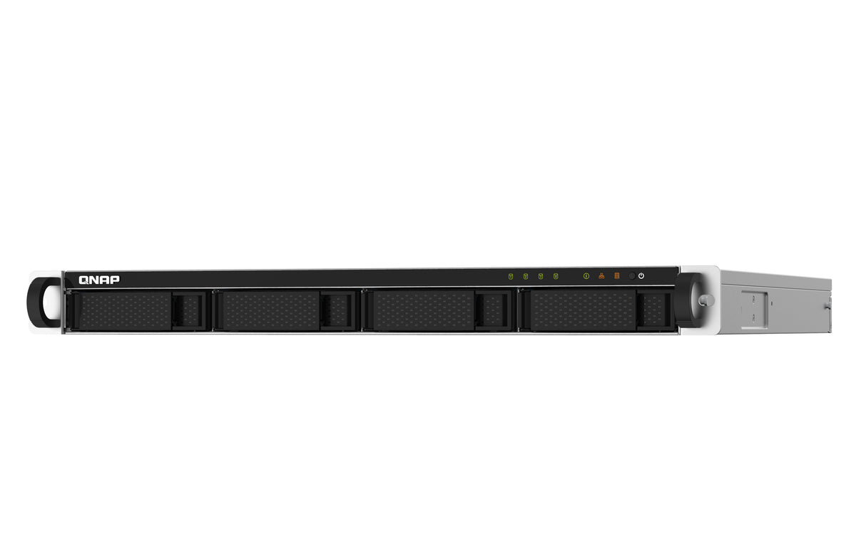 QNAP TS-432PXU NAS Rack (1U) Annapurna Labs Alpine AL-324 2 GB DDR4 0 TB QNAP Turbo System Schwarz