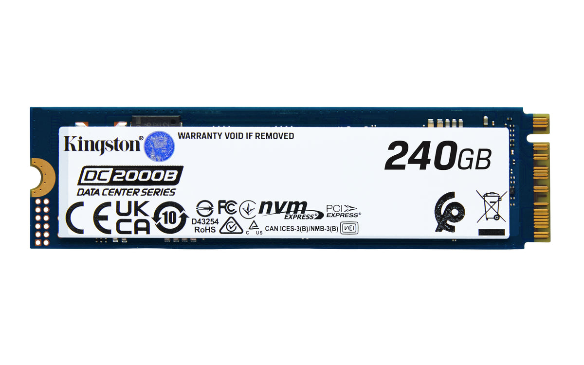 Kingston Technology 240G DC2000B PCIe 4.0 M.2 2280 Enterprise SSD (Ohne Heatsink)