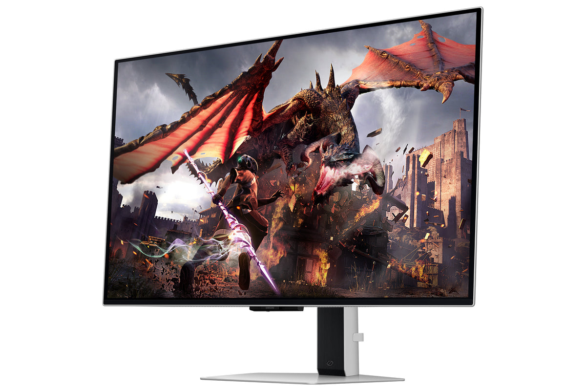 Samsung G80SD Computerbildschirm 81,3 cm (32") 3840 x 2160 Pixel 4K Ultra HD OLED Silber